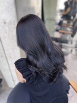 ルート 南堀江(route)&nbsp;ブルーブラック/艶髪/イメチェン/前髪カット/堀江