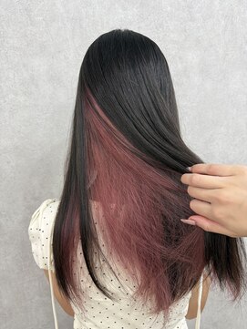 アン ブリーチ 大宮駅東口店(UN BLEACH) ブリーチ１回インナーピンクカラー♪