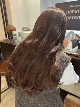 ナナナ パレナ 大津膳所店(nanana parena) 髪質改善/つや暖色カラー/ピンクベージュ/大人可愛い