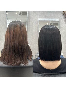 ソヨン 本厚木店(SOYON) 髪質改善縮毛矯正 before＆after 本厚木