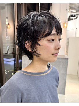 ミィ 表参道(mee.) 似合わせカット ボブパーマ パーマ ミニボブ 切りっぱなしボブ