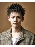 MEN’S HAIR/波巻ツイストスパイラル/フェザーパーマ/渋谷ア