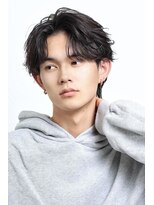 リップス レイ ギンザ(LIPPS Ray GINZA)&nbsp;センタパート　ニュアンスパーマ　フェザーパーマ