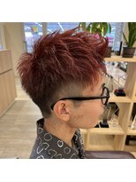 ニューヨークニューヨーク 姫路広畑店(NYNY)&nbsp;赤髪アップバング