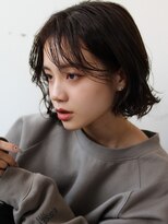 LIAH【リア】【3月上旬NEW OPEN(予定)】 【LIAH】暗髪ウェットウェーブ×ボブ/髪質改善/堺筋本町