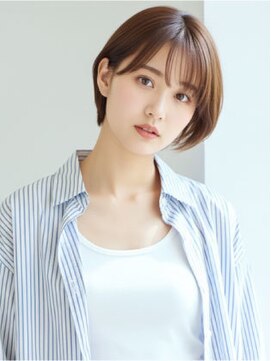 アビエブラン 若江岩田(abije blanc) ナチュラル小顔ショートボブ【若江岩田駅】