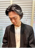 大人メンズ/ショート/白髪活かし/ハイライト風/ボブ/清潔感