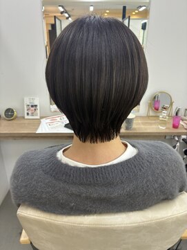 ヘアーアートシフォン 池袋西口店(Hair art chiffon) ダークブルー/デジタルパーマ/髪質改善/卵形/白髪染め/池袋