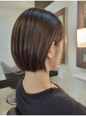 韓国風大人ショートボブ　タンバルモリ　丸みショートボブ◯
