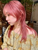 ボコカ(bococa) ブリーチピンクロングマレット韓国