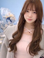 モナザスカイ 栄(MONA the SKY)&nbsp;【MONA】顔周りカット/ラテブラウン/ブリーチなしダブルカラー