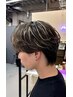 【メンズ限定】メッシュキャップブリーチ　ハイライト￥12000～