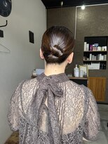 カンナカンナ 三佐店(cannaCANNA)&nbsp;タイトシニヨン/カチモリ/タイトヘア/ヘアセット/お呼ばれヘア