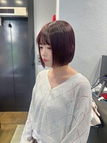 ジゼル 梅田(GiseL)&nbsp;ボブ×ピンクブラウン