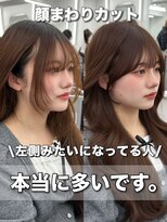 アマトウキョウ アユンチェ(AMA TOKYO×AYUNCHE) 前髪顔まわり韓国ヘアレイヤーカットサイドバンク2wayバンク韓国