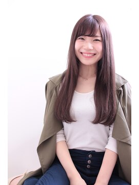 アッシュ 保土ヶ谷店(Ash) ガーリーニュアンスストレート【保土ヶ谷・横浜】