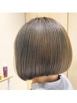 ナノハナ&nbsp;鹿沼で唯一本格ヘッドスパが出来る美容室　シンプルボブ