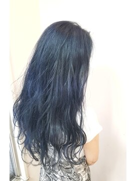 アッシュ 学芸大学店(Ash) 存在感あるネイビーアッシュブルー