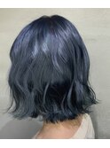 edge.下北沢 ダークブルージュ ふわボブ