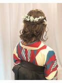 【下北沢＊I'll b hair＊】卒業式袴に似合う可愛いハーフアップ