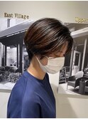 直毛さんのマニッシュショート