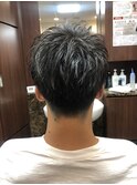 スパイキーダウンバング《理容室/メンズ/浜松町》