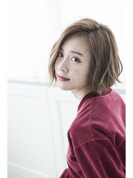 ミエル ヘア 新宿(miel hair) 〈mielhair新宿〉クラシカル　モード　ショート　イルミナカラー