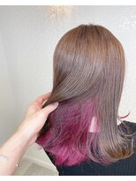 ヘアーアンドメイク ドレス(DRESS)&nbsp;ピンクインナーカラー