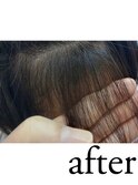 前髪縮毛矯正