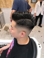 ルドローブラントオオサカ(LUDLOW BLUNT Osaka)&nbsp;【LUDLOW BLUNT】七三分け サイドパート フェードカット