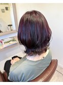 ニュアンスボブで 大人ハイライト