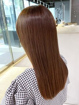 アイティーバイアルバム 藤沢店(IT by ALBUM) ツヤストレートロング_グレージュカラーボブウルフ_ba400301