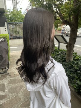 シェル 吉祥寺(shell) グレージュカラー/ボブウルフ/黒髪/ココアベージュ