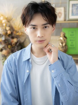 カバーヘア ブリス 川口(COVER HAIR bliss) マットブラウンニュアンス感マッシュパーマa川口20代30代40代