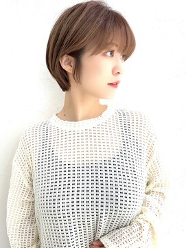 アンド ストーリーズ(&STORIES) 大人可愛い小顔ひし形クビレ丸みボブ20代30代大人ショート