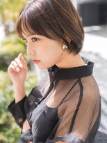 エレノア 仙台(Eleanor) 大人かわいい丸みショート×ツヤカラー