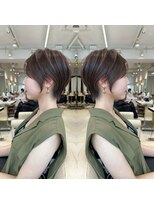 アンド ストーリーズ(&STORIES) 大人可愛い小顔ひし形クビレ丸みボブ20代30代40代大人ショート