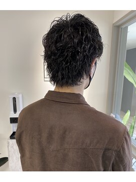 レア(LEA) 襟足ありの大人メンズスパイラルパーマ/天神今泉hair salon LEA