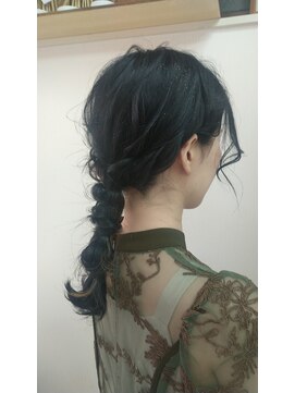 ヘアアートヒサ(HAIR ART hisa) 「RYOKO」30代40代50代  編みおろしスタイル