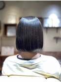 ミニボブ☆学生カット/髪質改善