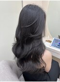 イメチェンハッシュカットフルバング似合わせレッドブラウン