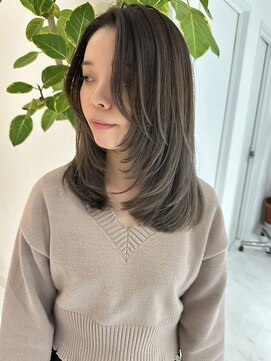 スティロ(stylo) ハイライトカラーグレージュベージュケアブリーチダブルカラー