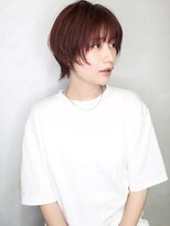 バース(BIRTH)&nbsp;天神【BIRTH】似合わせカットウルフレッドブラウン艶髪　2