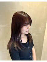 ベルベットヘア 千早店(Velvet hair)&nbsp;red brown【Shion】