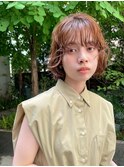 ファッジ風　癖っ毛風パーマ　ショートボブ　ウェーブ　TheC