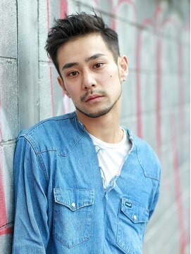 リップス レイ ギンザ(LIPPS Ray GINZA) 黒髪かき上げヘア　サイドパート