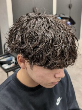 プルーブトウキョウ 渋谷(PROVE TOKYO) メンズマッシュ　波巻きスパイラルパーマ