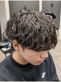 メンズマッシュ 波巻きスパイラルパーマ