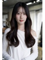 エインアンリー 明治神宮前(AIN.ANLY.)&nbsp;低温デジタルパーマレイヤーパーマコテ巻き風９2６４