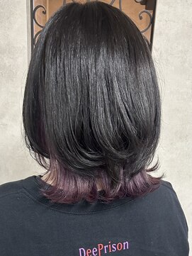 ルノン フィージュ(LUNON fieju) イメチェンヘアスタイルホワイトブロンド外ハネボブ美髪のススメ